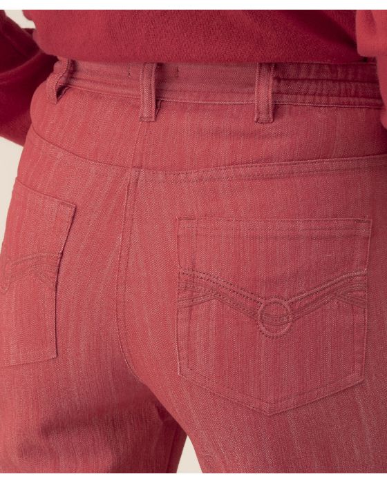 Pantalon toile extensible, 3 statures.