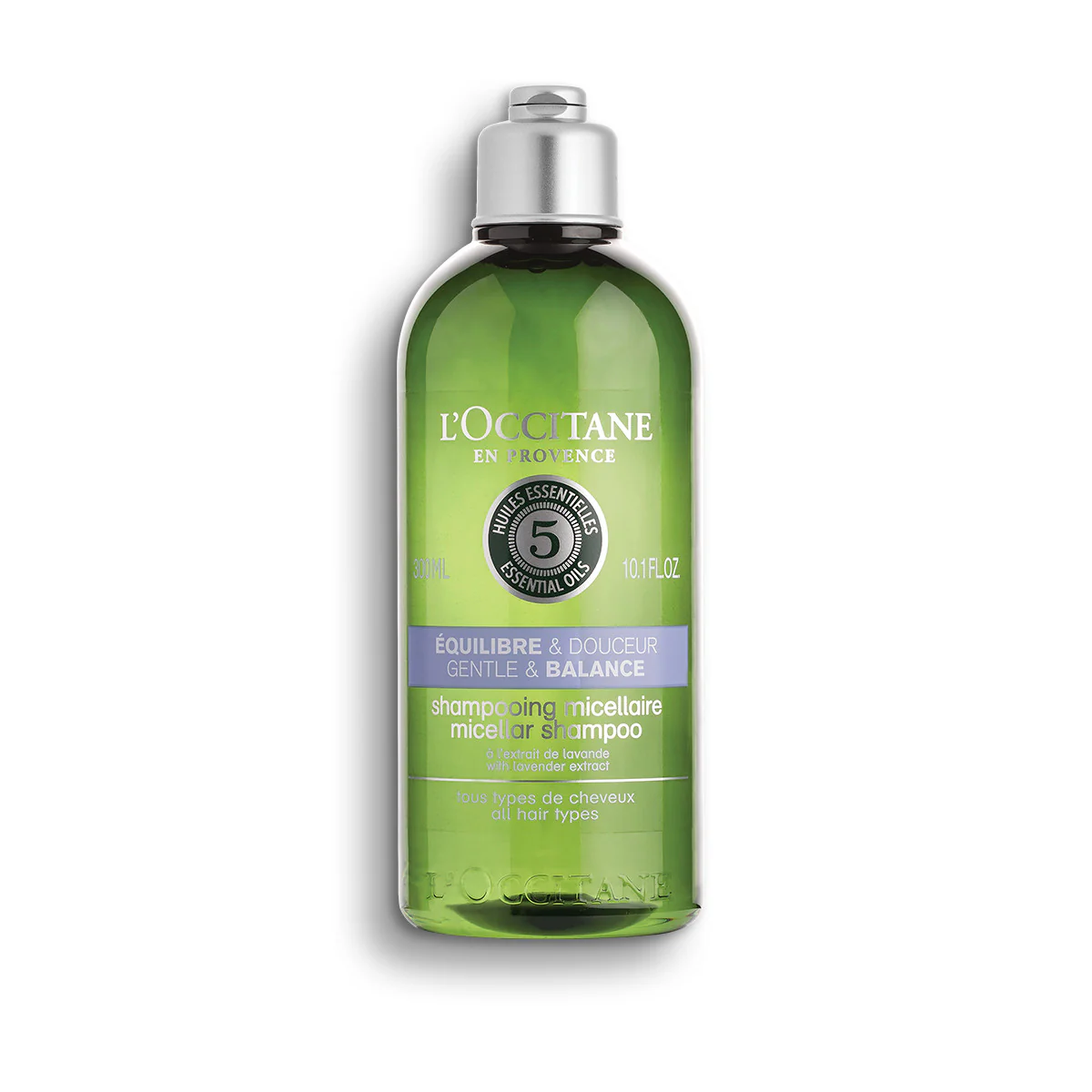 Aromachologie Equilibre & Douceur Shampooing Micellaire - Shampoing Doux, Shampoing Usage Fréquent, Shampoing Équilibrant