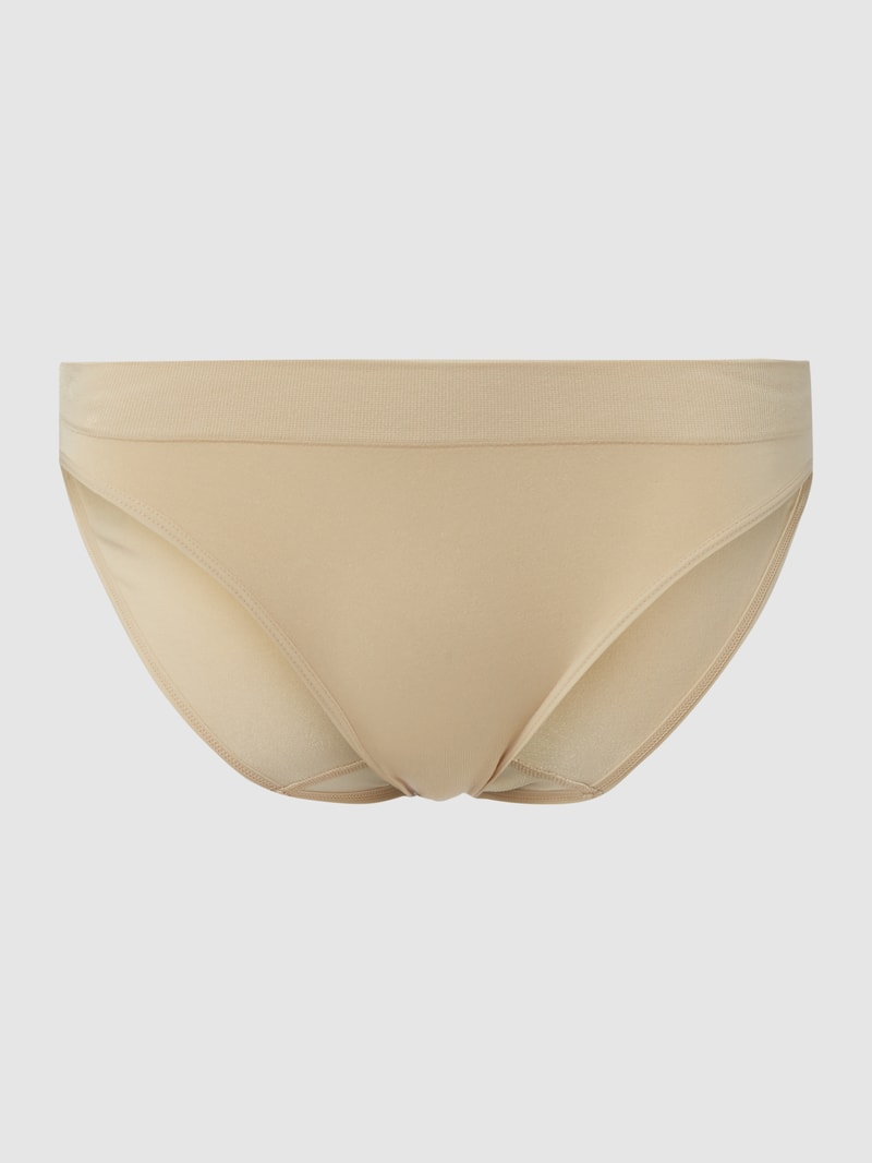 Slip mit elastischem Bund in beige