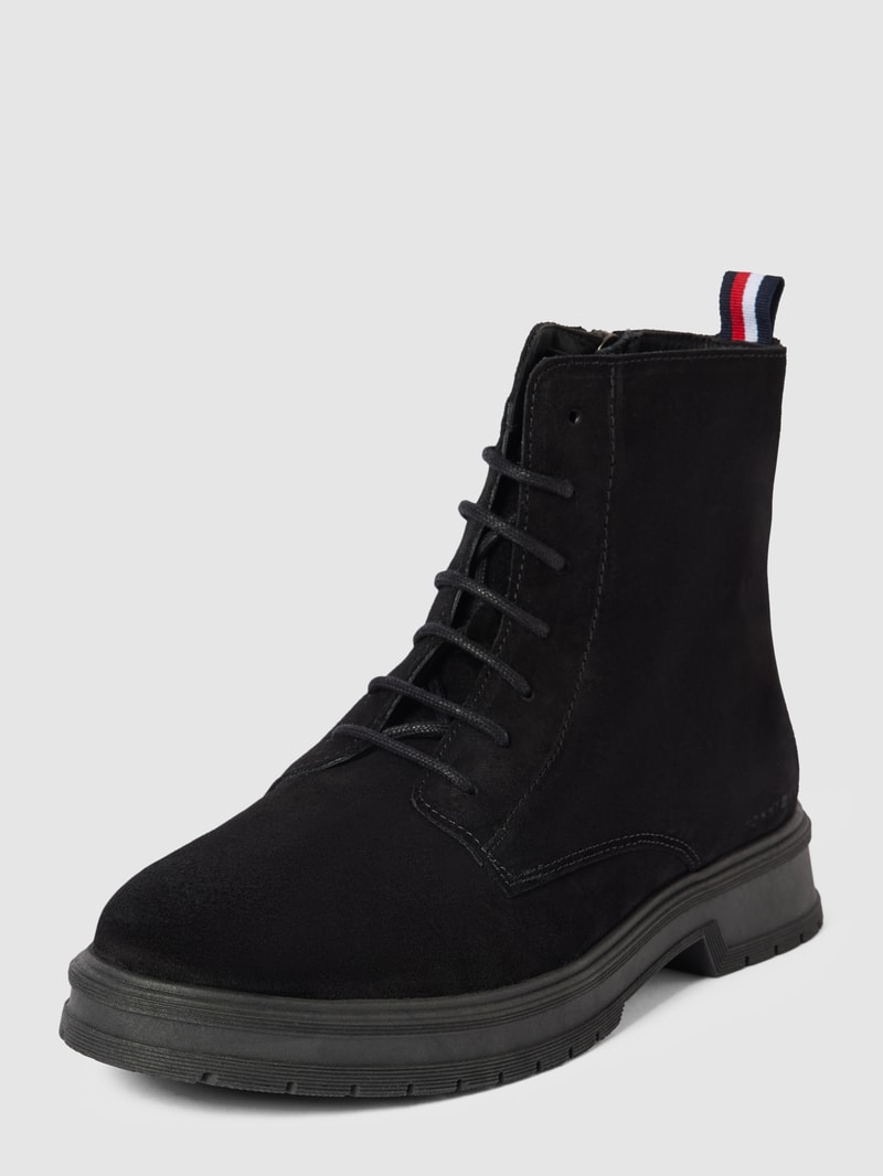 Boots mit Label-Details Modell 'CORE' in schwarz