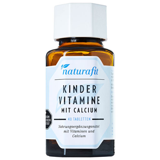 NATURAFIT Kindervitamine m.Calcium Lutschtabletten  40 St  Lutschtabletten