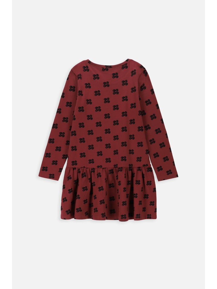 MOKIDA Kleid mit langen Ärmeln in dunkelrot günstig kaufen