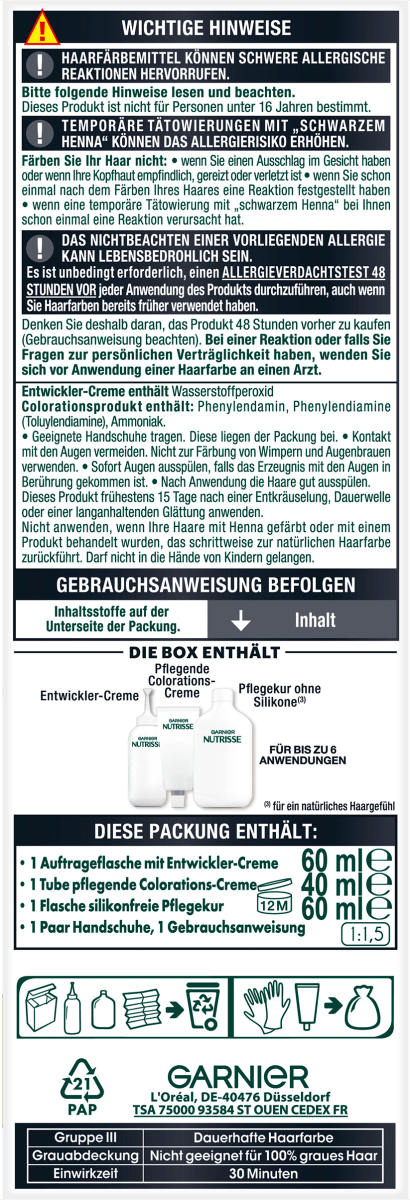 Haarfarbe Ultra Color 1.1 Leuchtendes Schwarz, 1 St