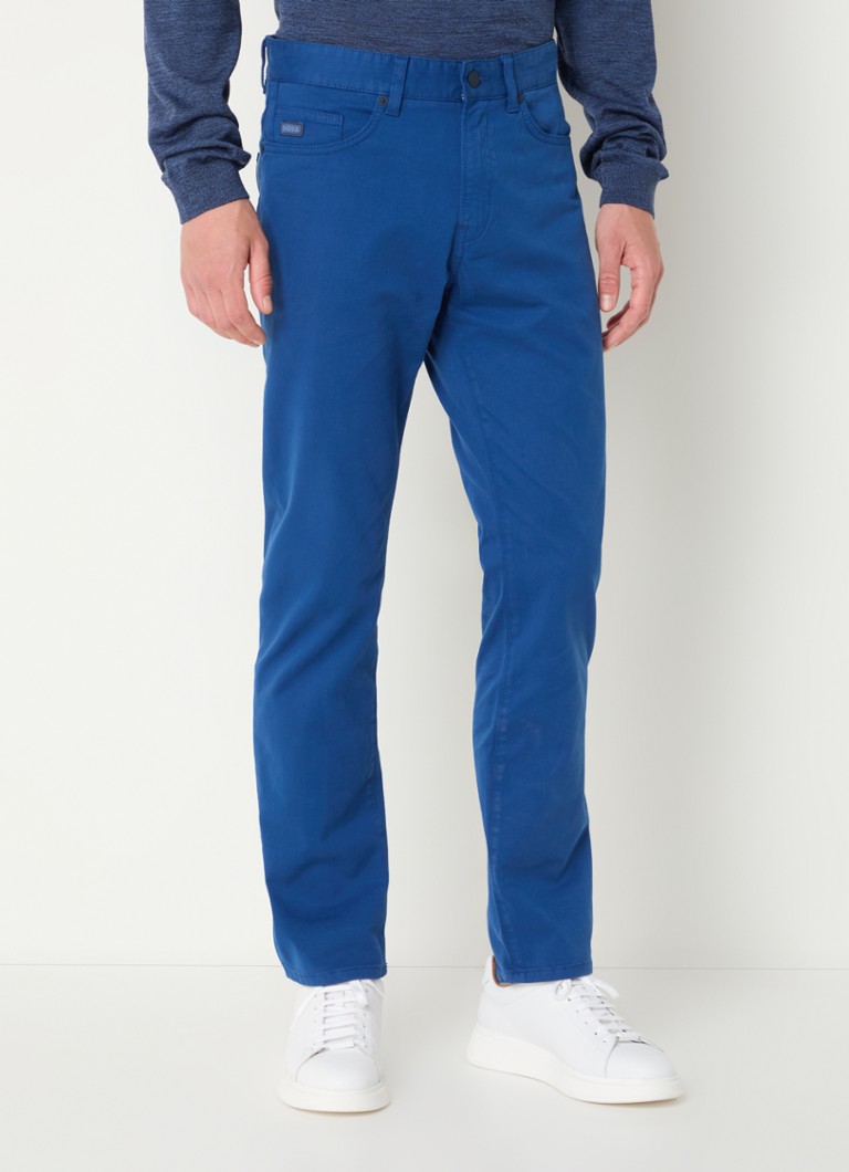 HUGO BOSS H-Delaware vunene hlače slim fit kroja s bočnim džepovima