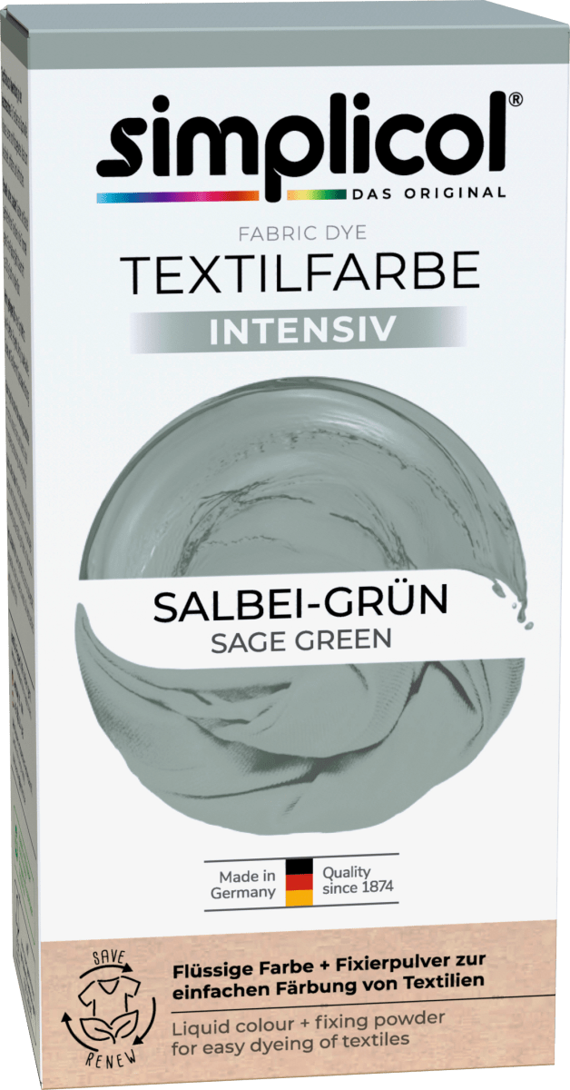 Textilfarbe intensiv Salbei-Grün, 1 St