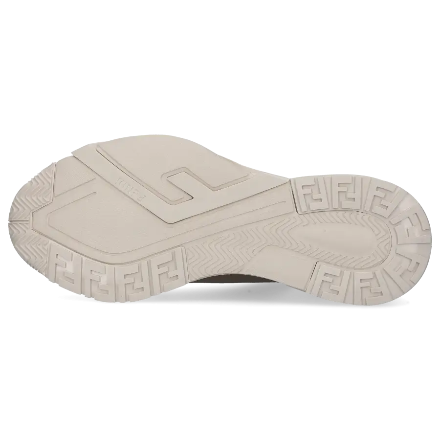 FENDI - Sneaker low FLOW Kalbsleder - beige