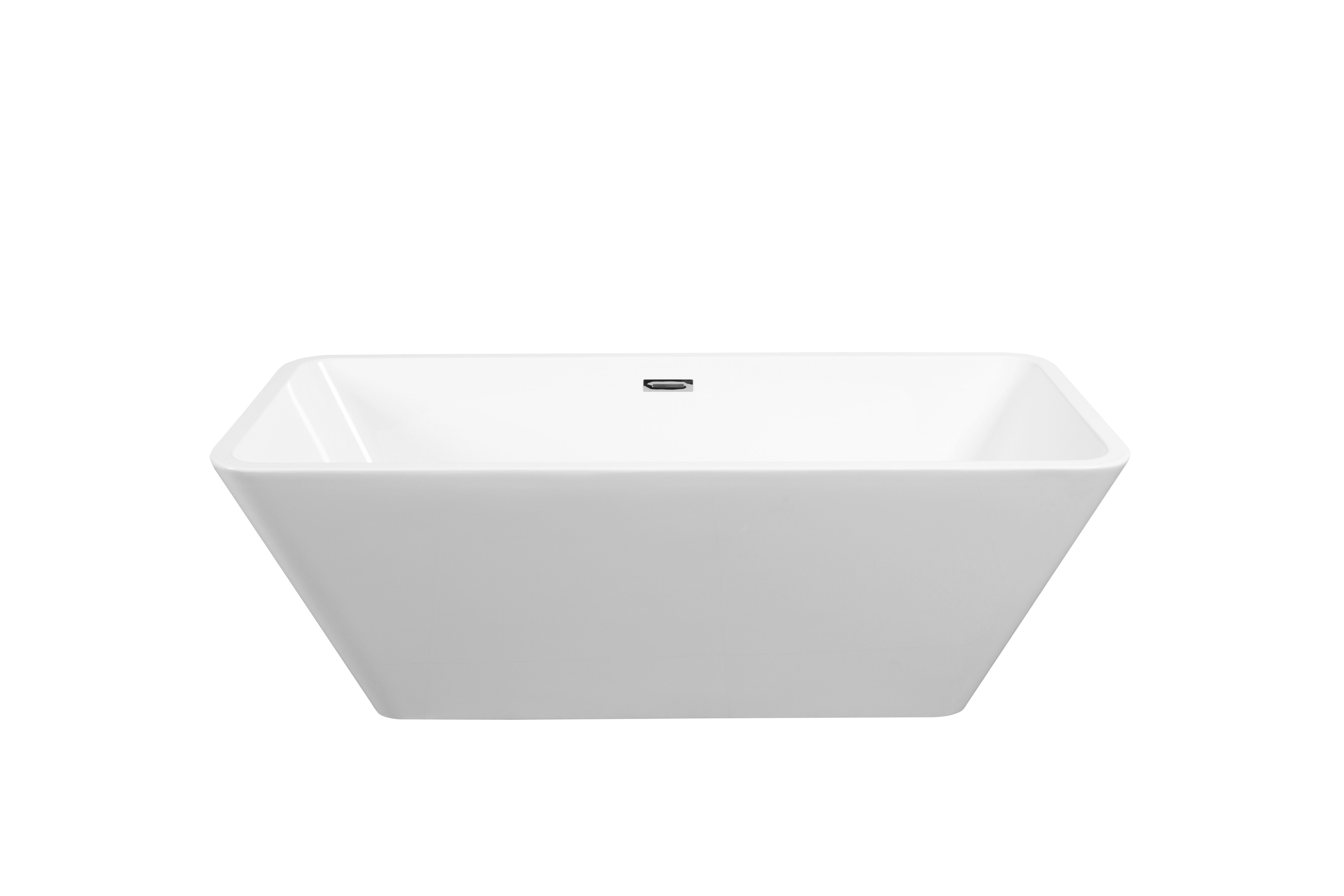 DOTMALL Badewanne Acryl freistehende Badewanne Moderne freistehende Badewanne