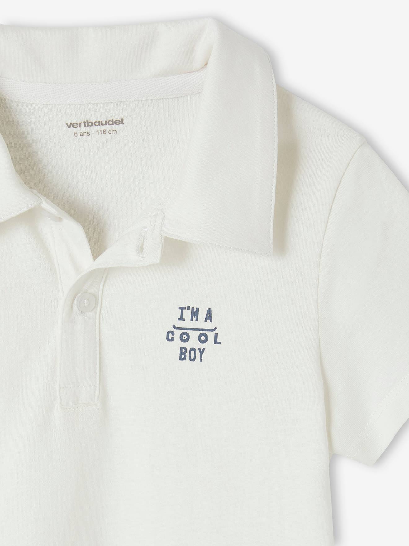 Vertbaudet 2er-Pack Jungen Poloshirts, Kurzarm Oeko-Tex - pack blau