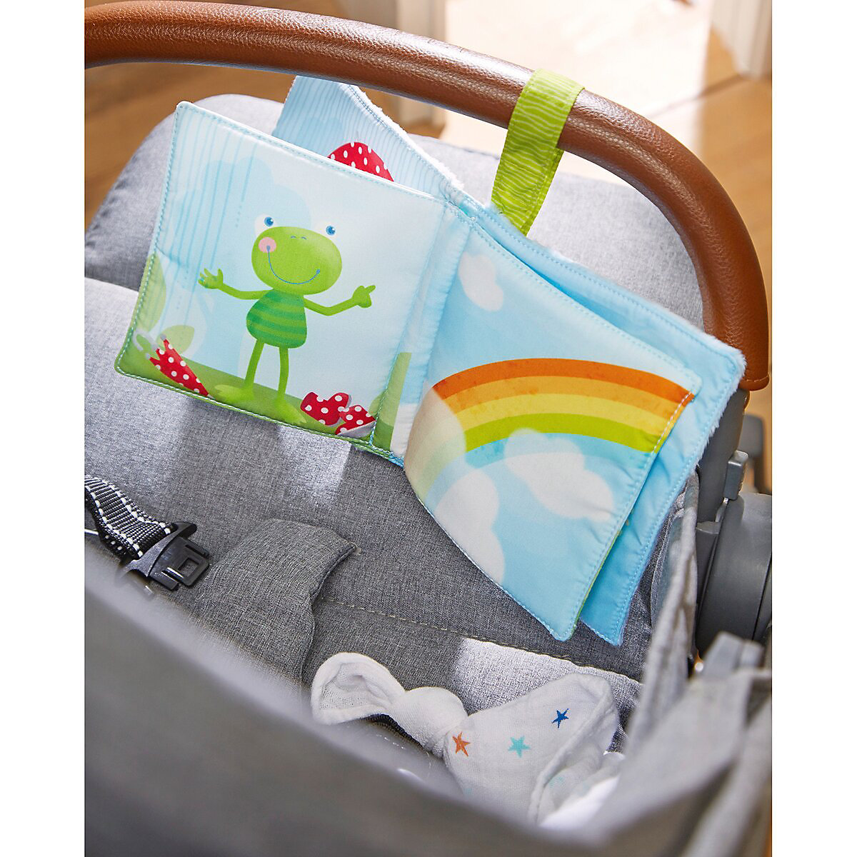 HABA 306028 Stoffbuch Regenbogenwelt