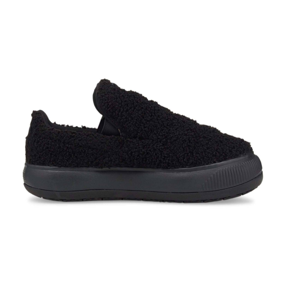 PUMA Suede Mayu Slip on Teddy 384887 01 / schwarz