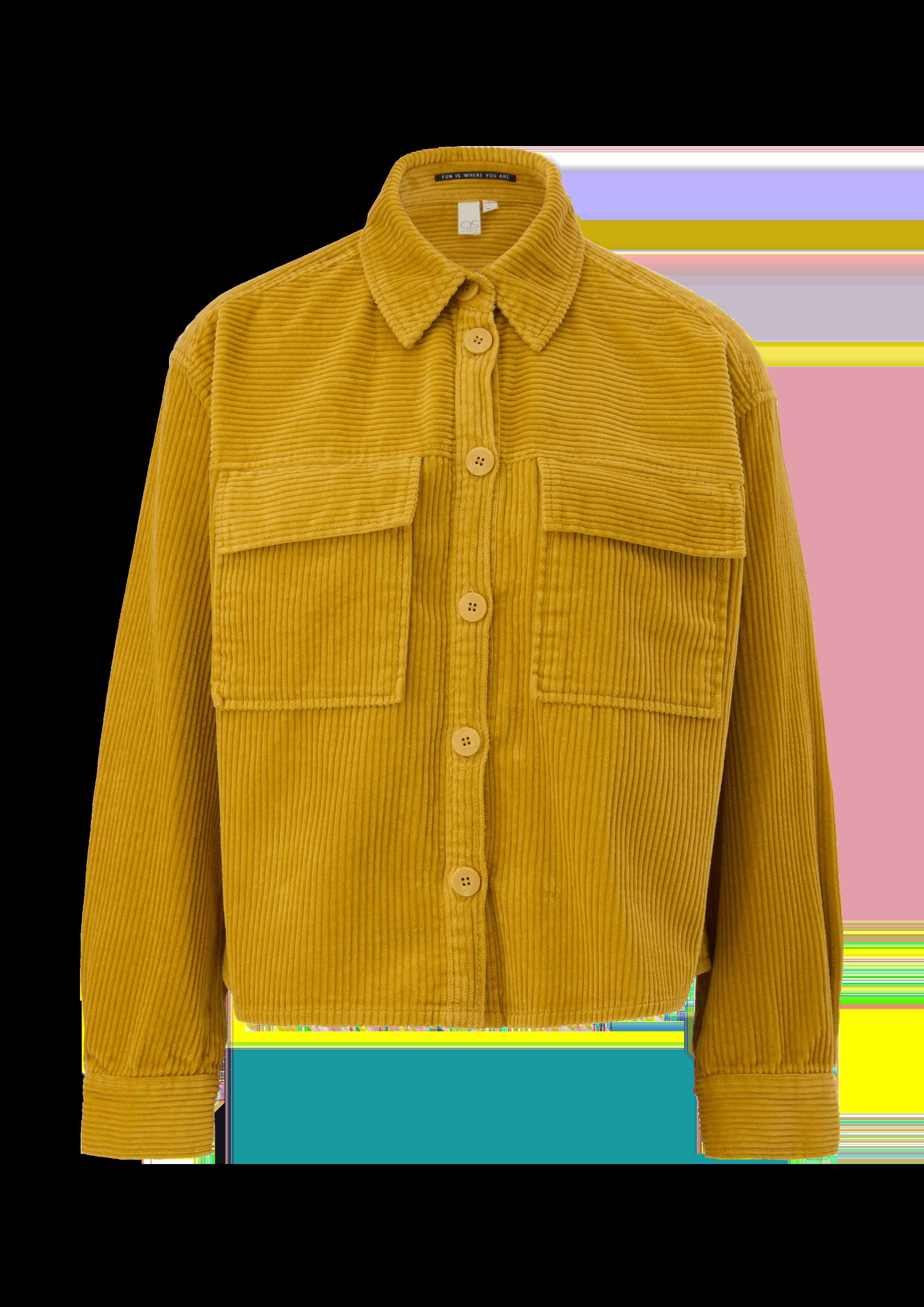 Cordbluse mit Brusttaschen  2117738-1543