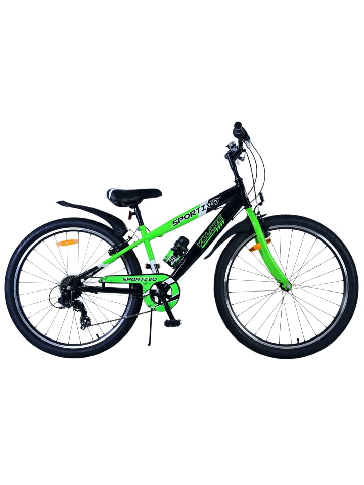 Volare Kinderfahrrad Sportivo Fahrrad für Jungen 26 Zoll Kinderrad in Grün 9 Jahre günstig kaufen onesize
