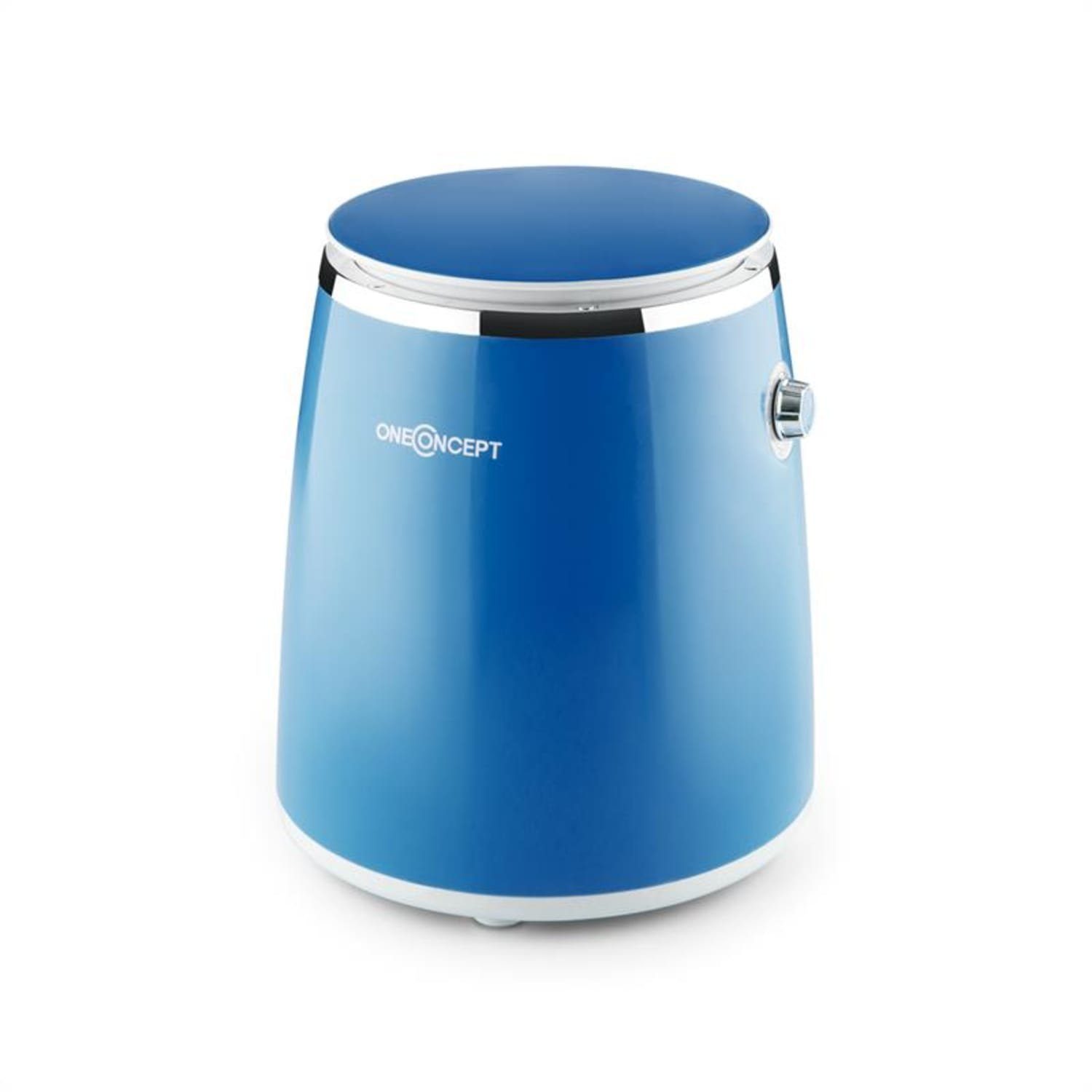 ONECONCEPT Wäscheschleuder Ecowash-Pico Mini-Waschmaschine Schleuderfunktion 3,5 kg 380W blau, 1320 U/min, 3.5 kg
