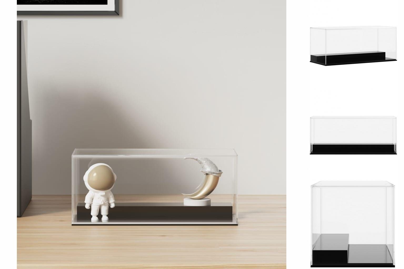 vidaXL Kleiderschrank Vitrine Transparent 19,5x8,5x8,5 cm Acryl