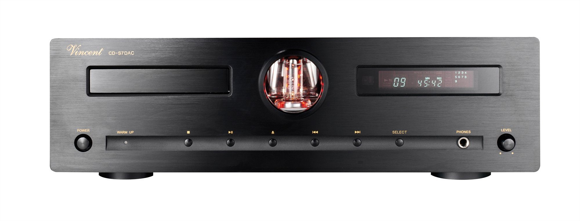 Vincent CD-S7 DAC CD-Player (Highend CD-Player mit Röhrentechnik und DAC-Funktion)