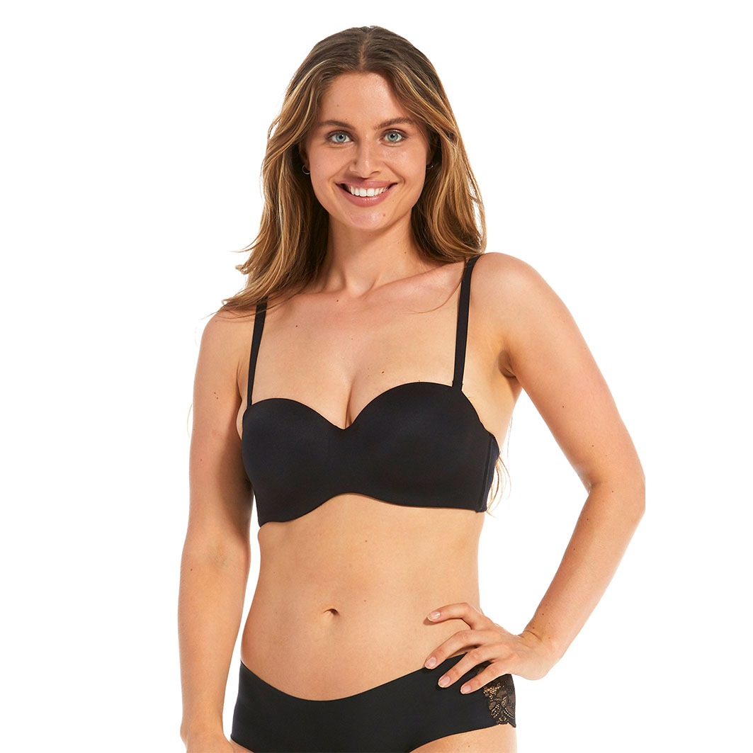 Luxury Strapless Bra Black