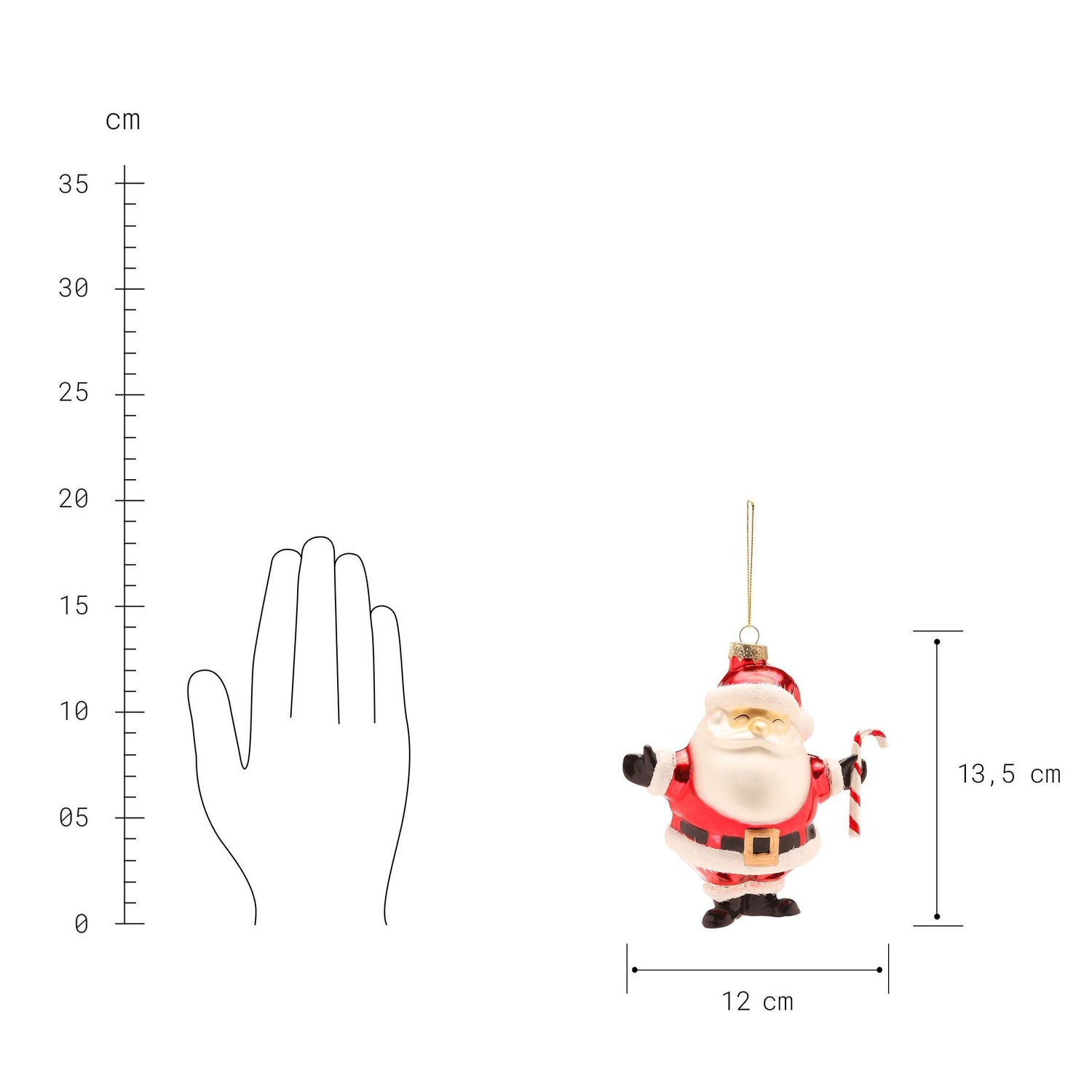 HANG ON Anhänger Weihnachtsmann