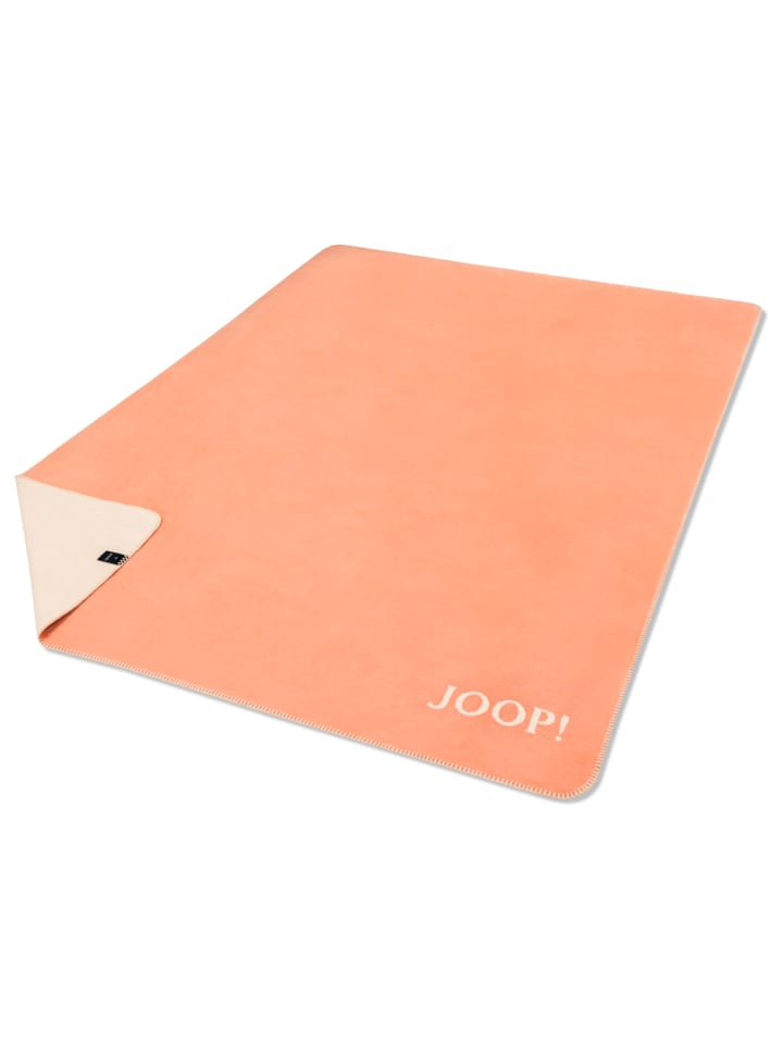 JOOP! JOOP! UNI-DOUBLEFACE Wohndecke 200x150 cm, Apricot-Sand günstig kaufen 150 x 200 cm