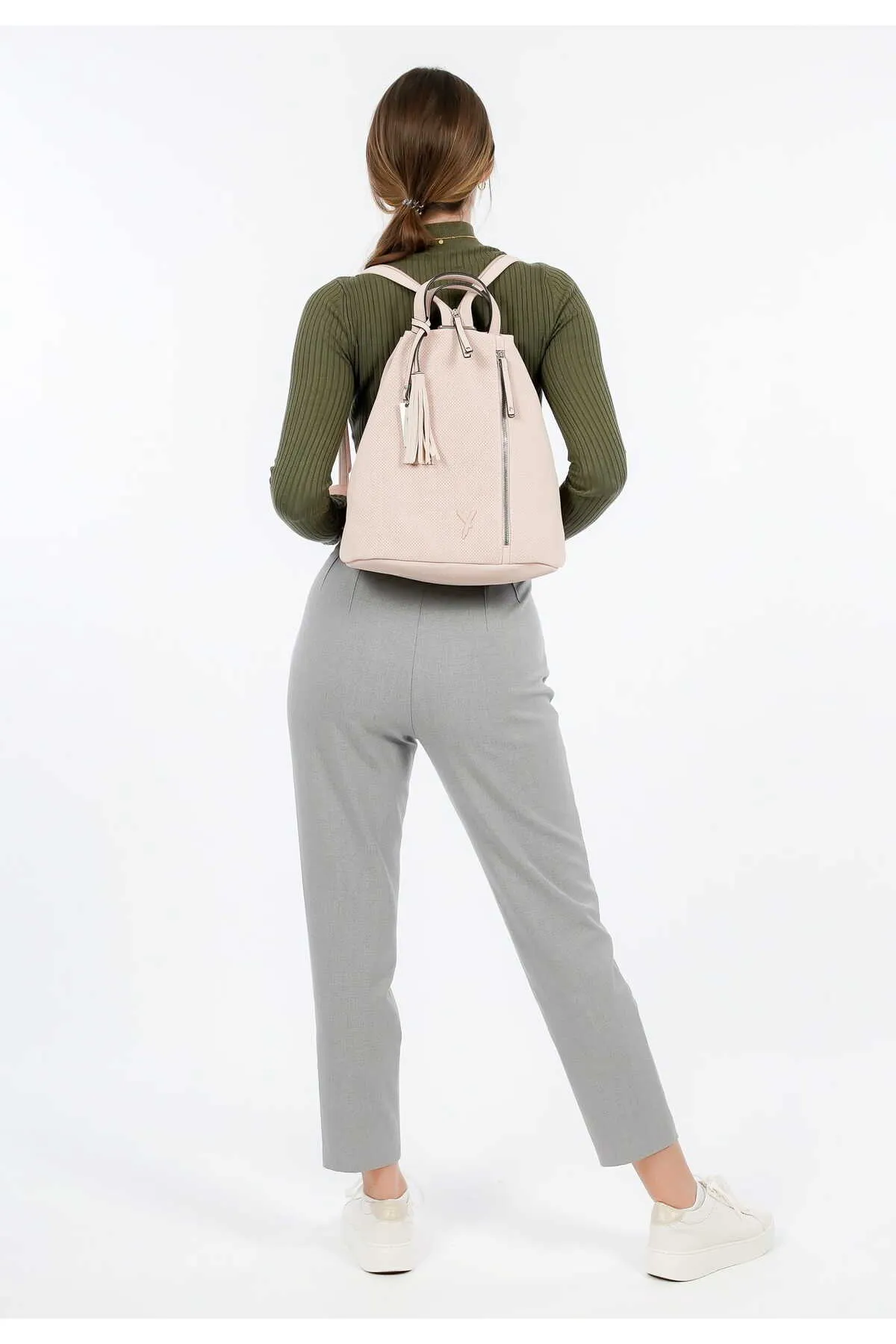 SURI FREY  Rucksack - Rosa - Unifarben