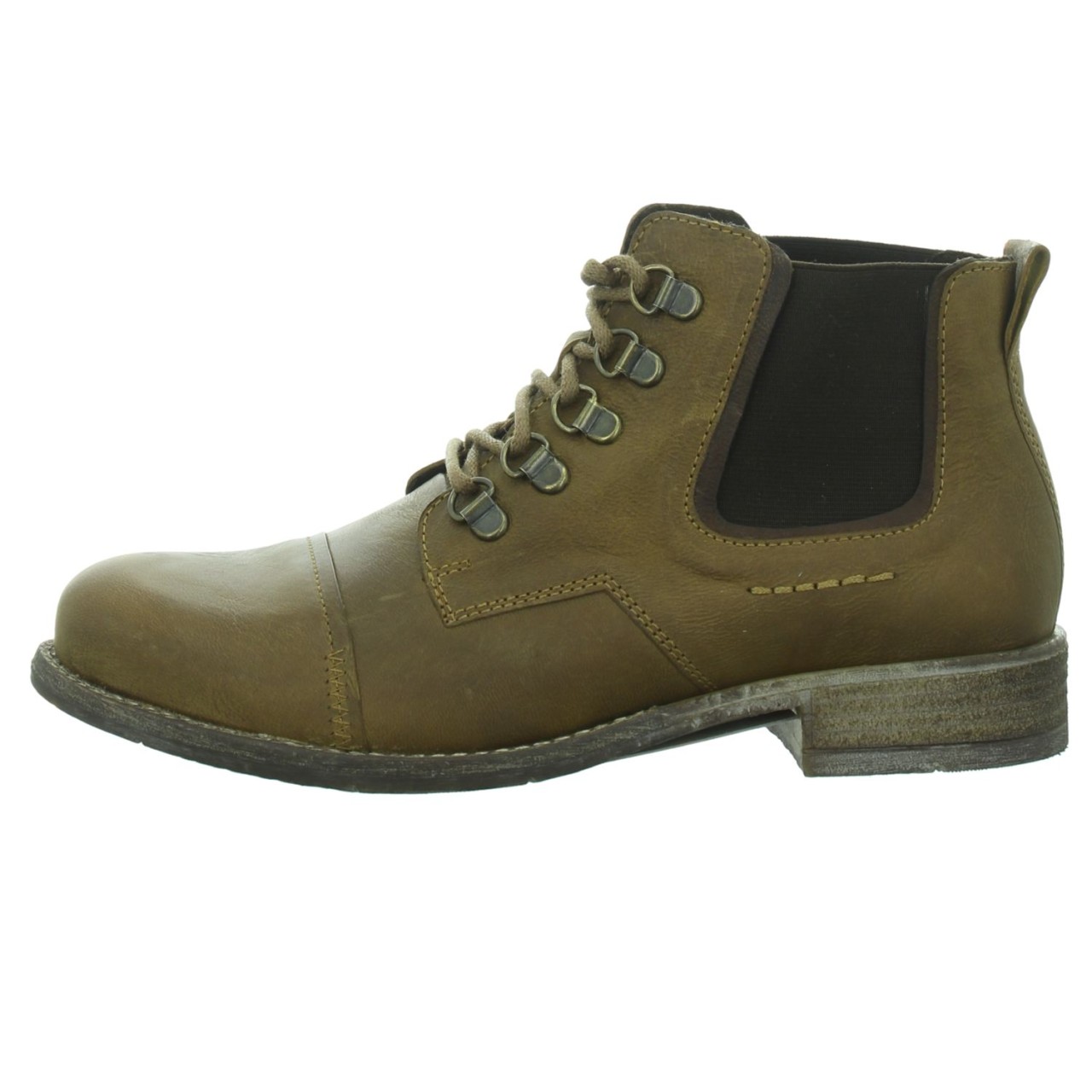 JOSEF SEIBEL Schnür-Stiefeletten beige