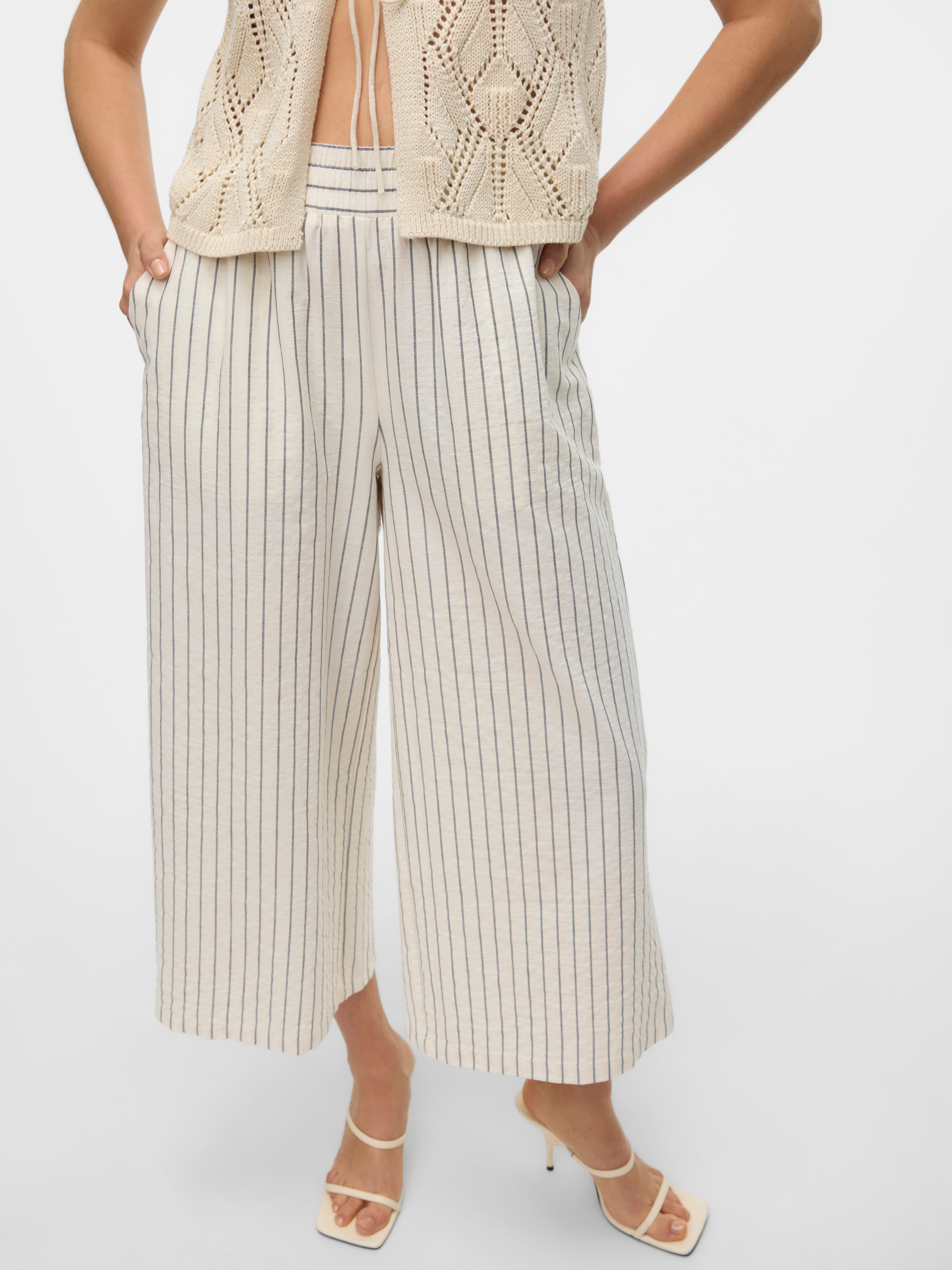 VMJAYLEN Hohe Taille Culottehose