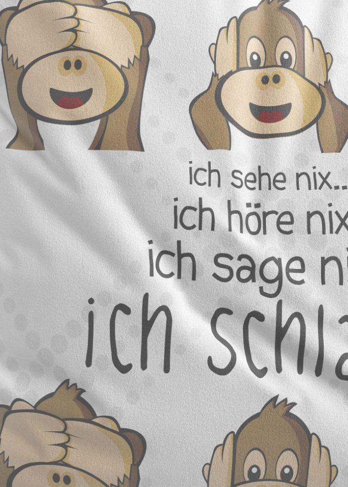 Bettwäsche mit Affen