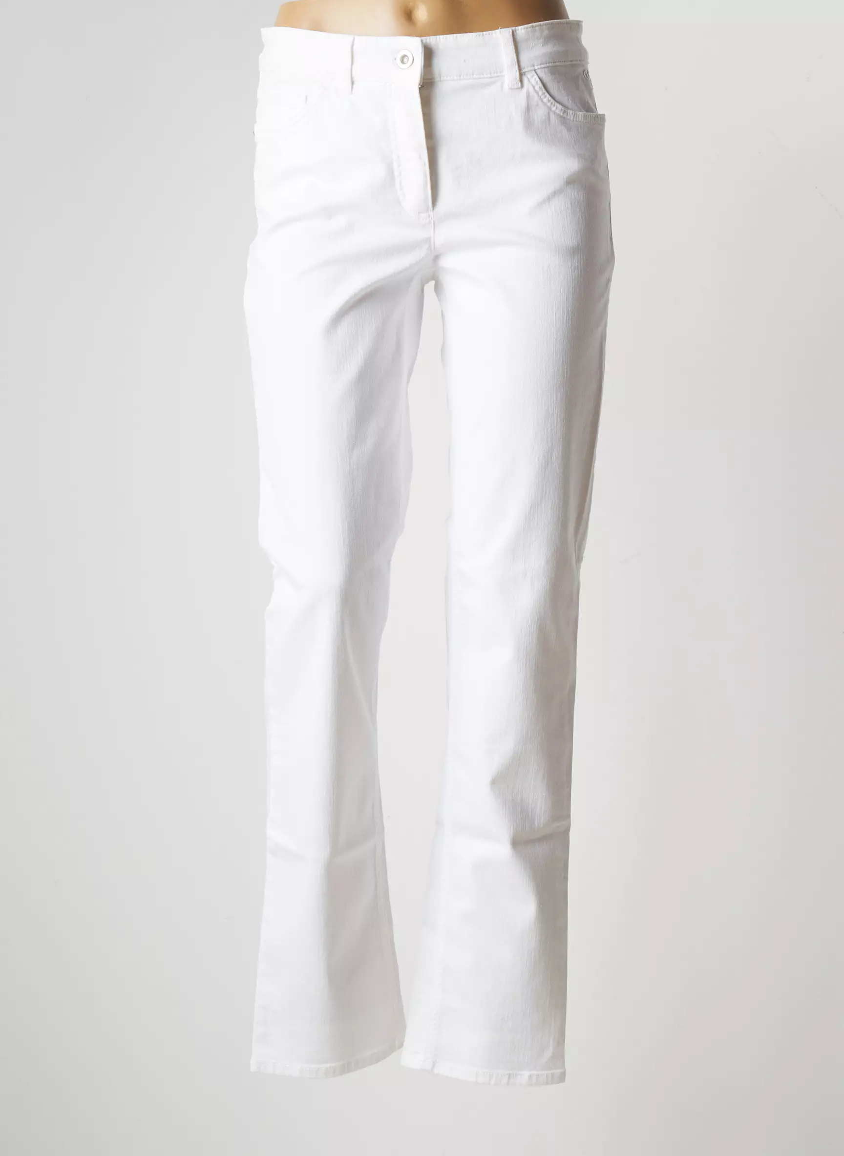 Gerry Weber Pantalons Slim Femme couleur blanc