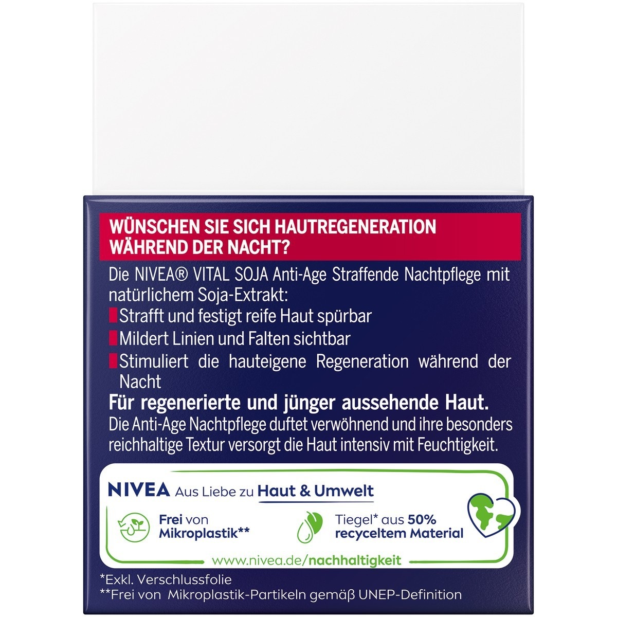 Vital Soja Anti-Age Straffende Nachtpflege