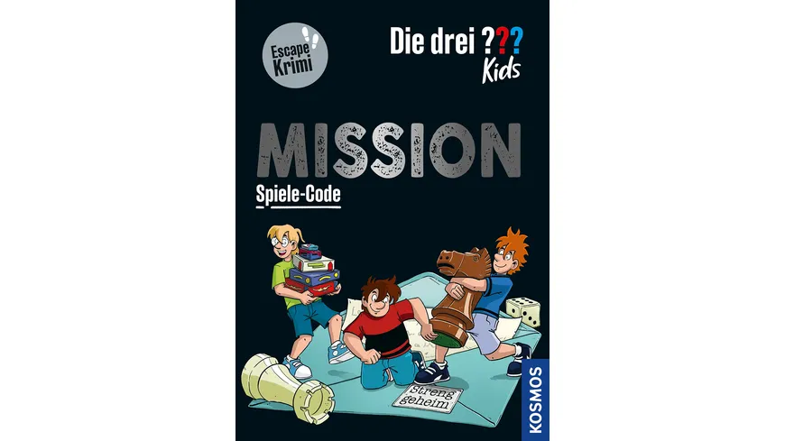 Die drei ??? Kids, Mission Spiele-Code Escape Krimi