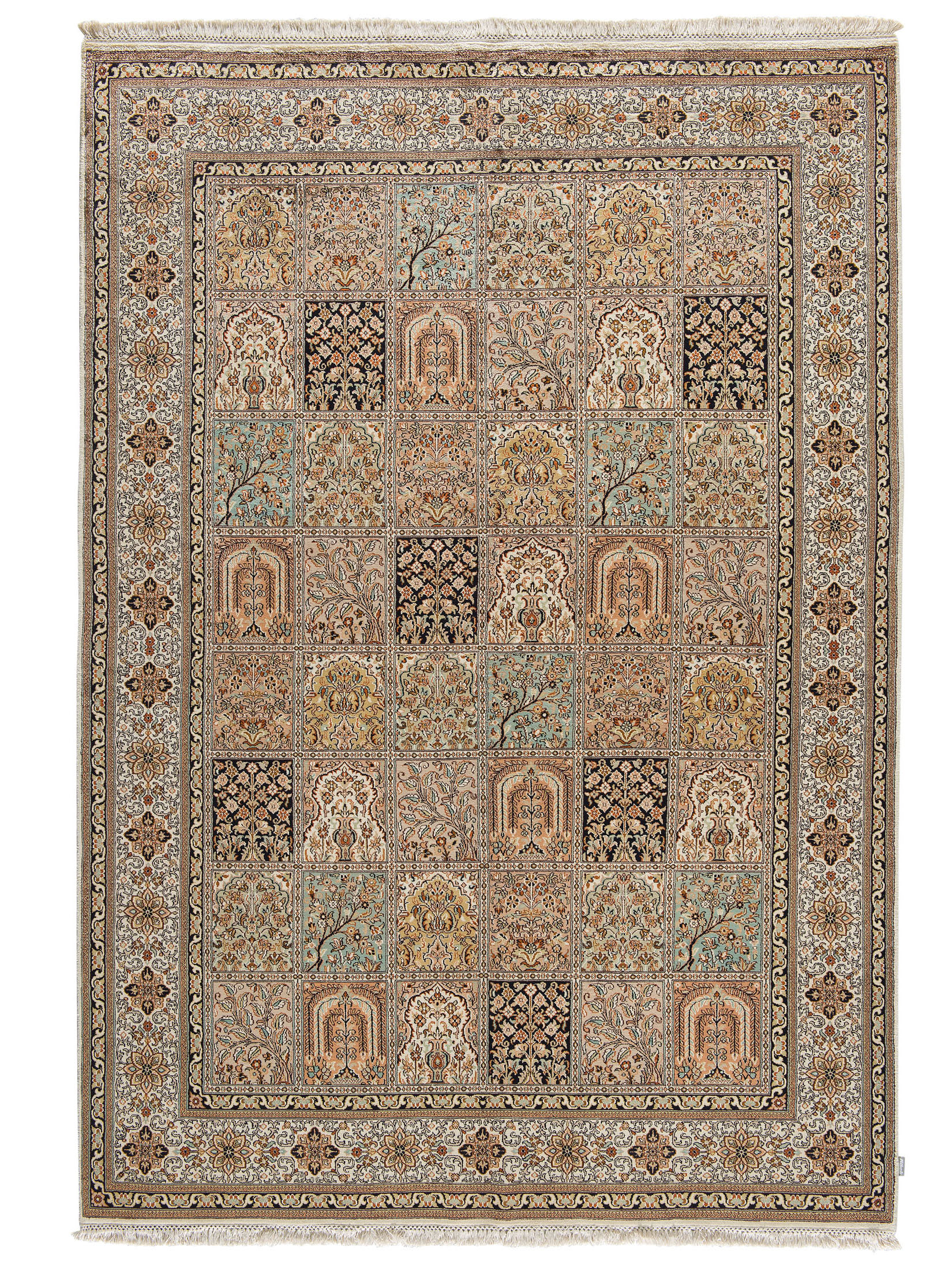 Kaschmir Seide 18/18 ca. 170 x 245 cm, Unikat / Einzelstück