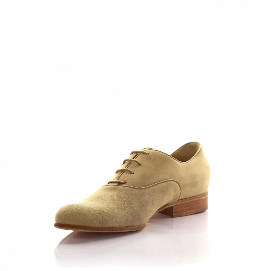 Unützer - Halbschuhe Veloursleder beige - beige