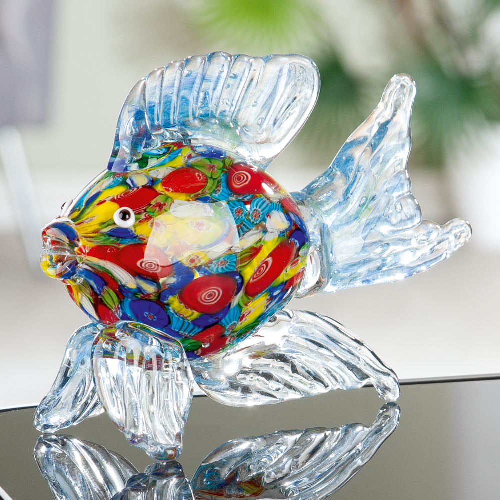 Figur bunter Seefisch