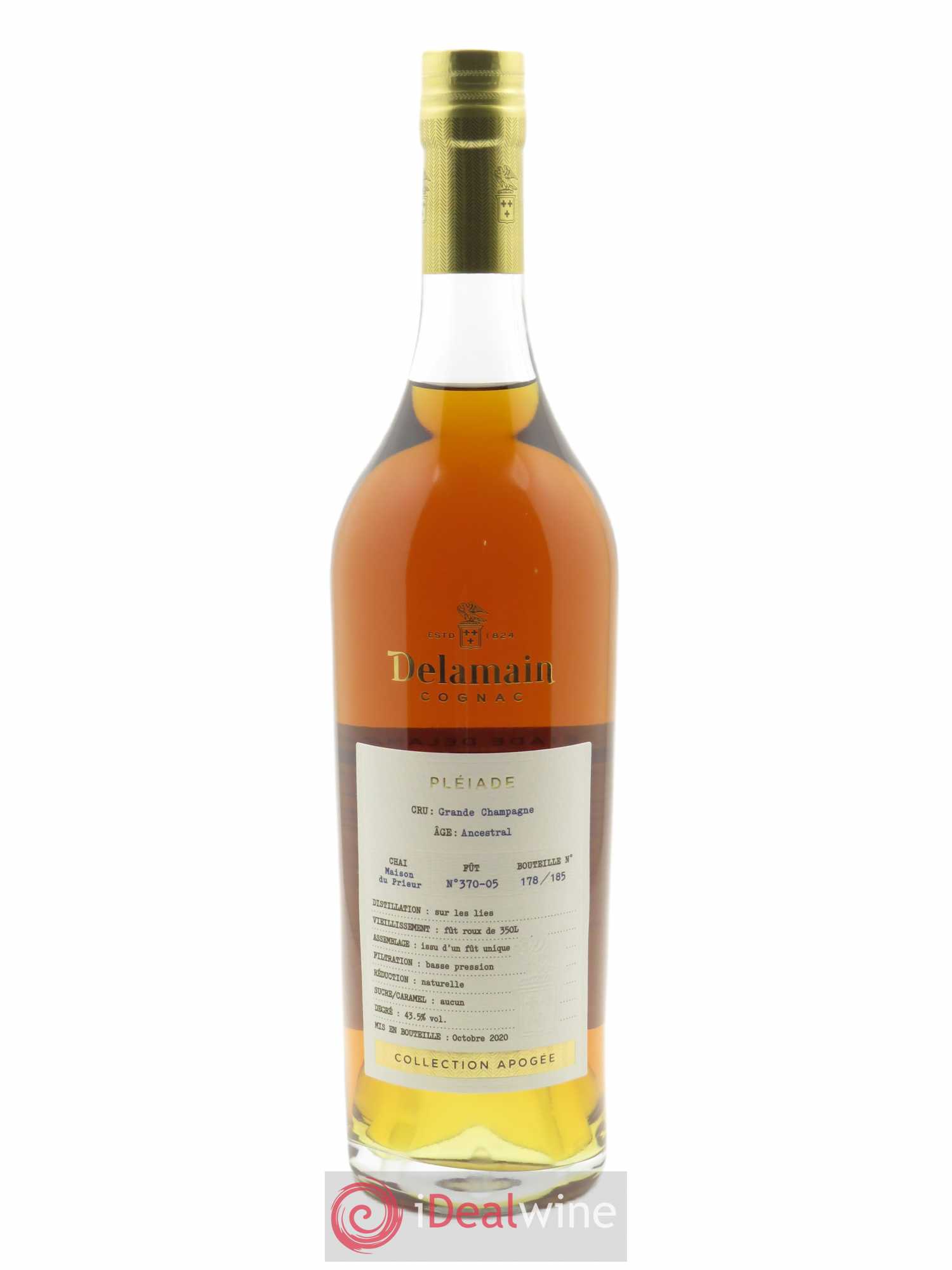 Cognac Delamain Grande Champagne Pléiade Ancestral (70cl)  - Lot de 1 Bouteille