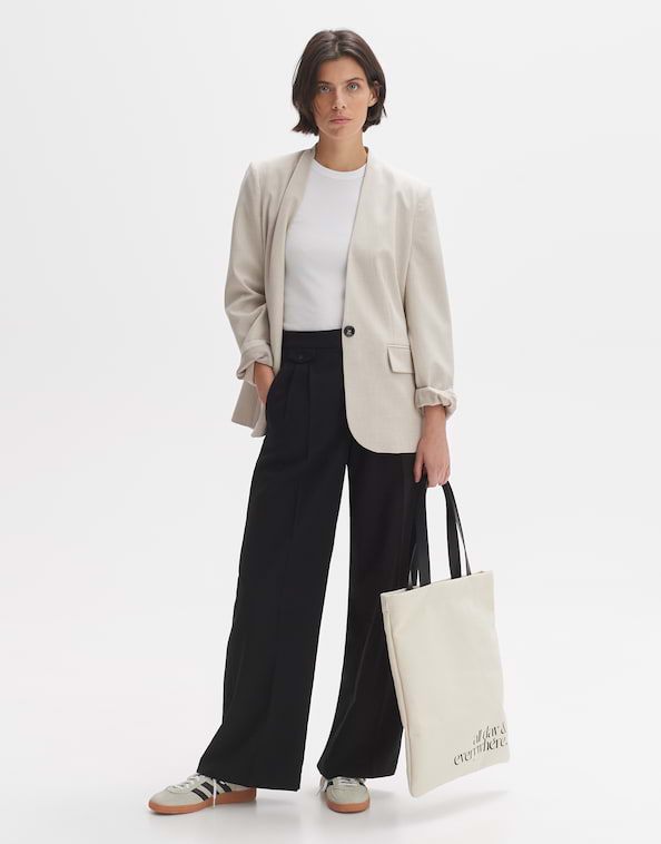 Bundfaltenhose Marzena asymmetric