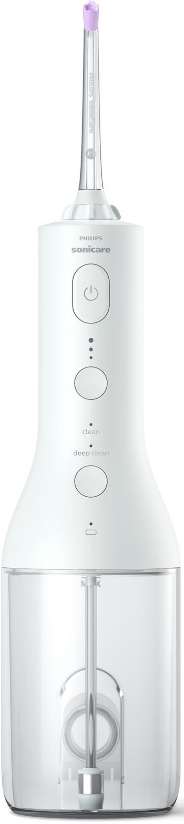 Philips Sonicare Zwischenraumreiniger Cordless Power Flosser 3000 HX3806/33, Aufsteckbürsten: 2 St., Quad Stream-Technologie, 2 Modi für die Reinigung, 3 Intensitätsstufen