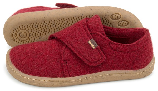 Froddo ~ Wooly LowCut Hausschuh ~ Bordeaux