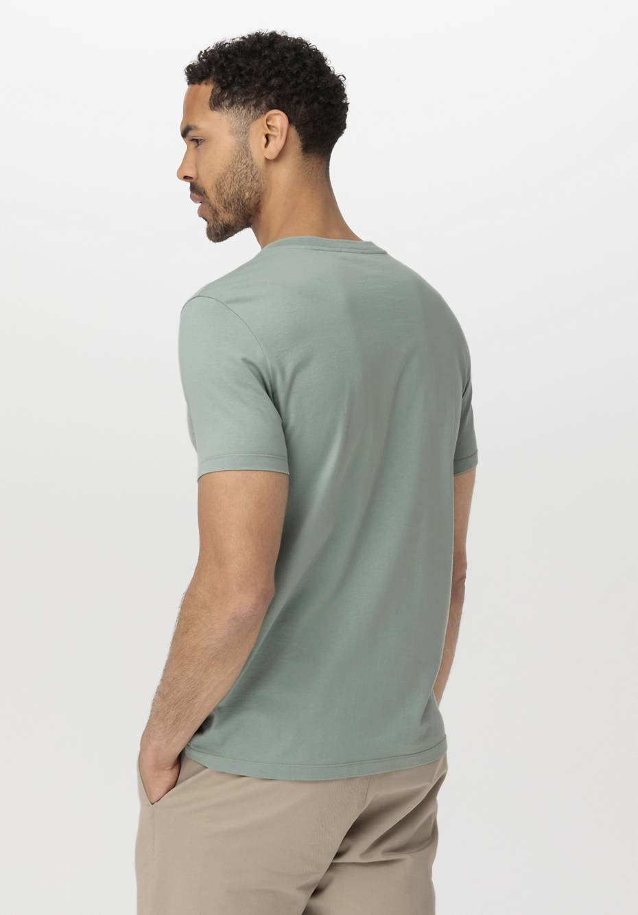 V-Shirt Regular aus reiner Bio-Baumwolle