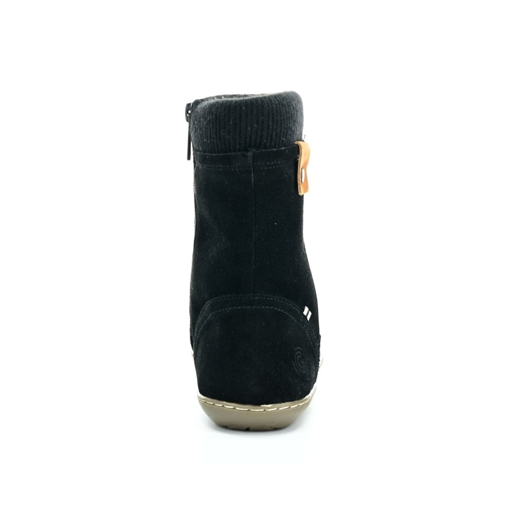 Groundies Iceland schwarze Winterbarfußschuhe
