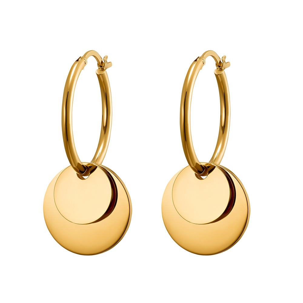 Heideman Boucles d'oreilles double cercle Boucles d'oreilles