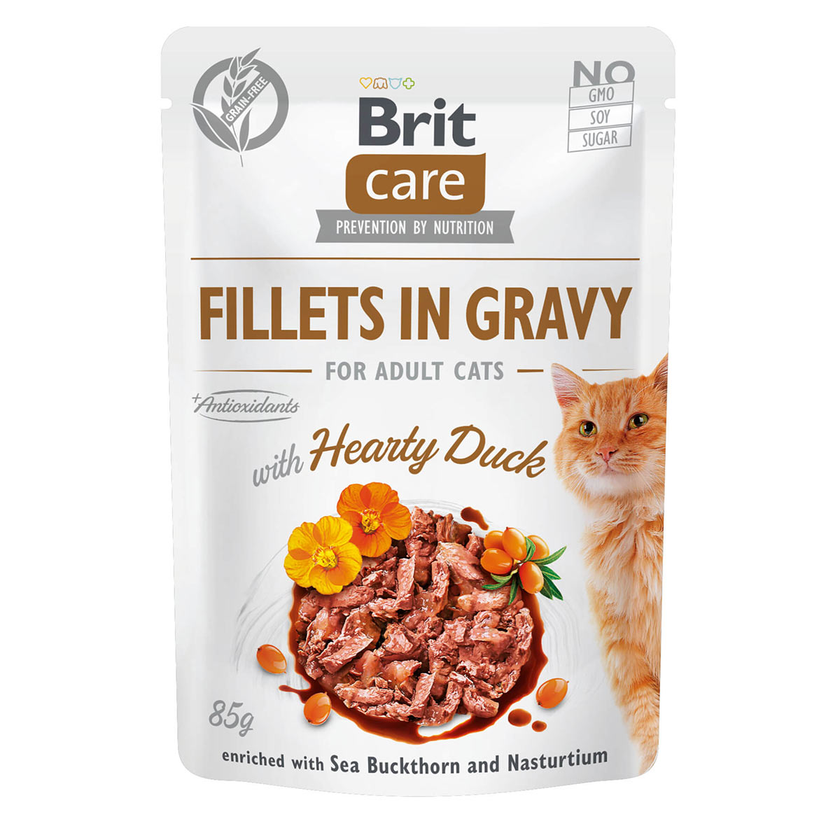 Brit Care Cat Fillets in Gravy with Hearty Duck bei ZooRoyal