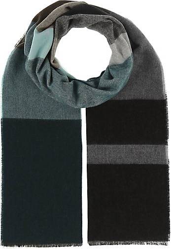 FRAAS Sustainability Edition - Cashmink-Schal mit Blockstreifen - Made in Germany