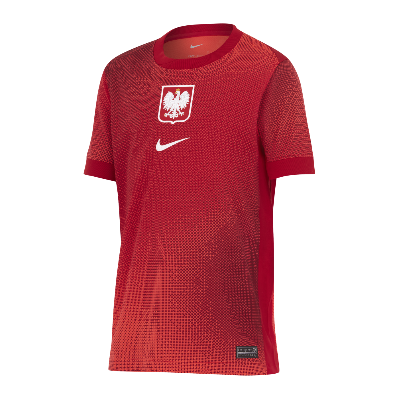 Nike Polen Trikot Away Kids Rot Rot Weiss F635