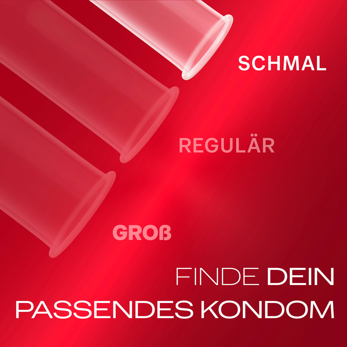 Kondome Gefühlsecht Slim Fit, Breite 52,5 mm, 8 St