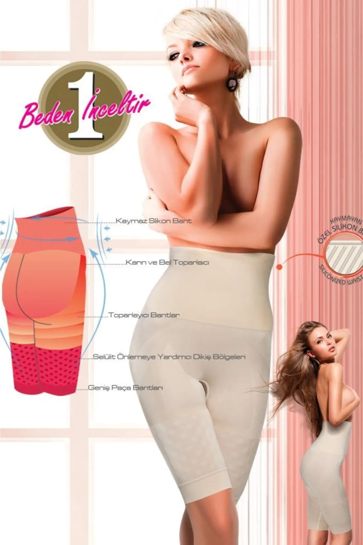 Miorre  Korsage - Beige - Unifarben
