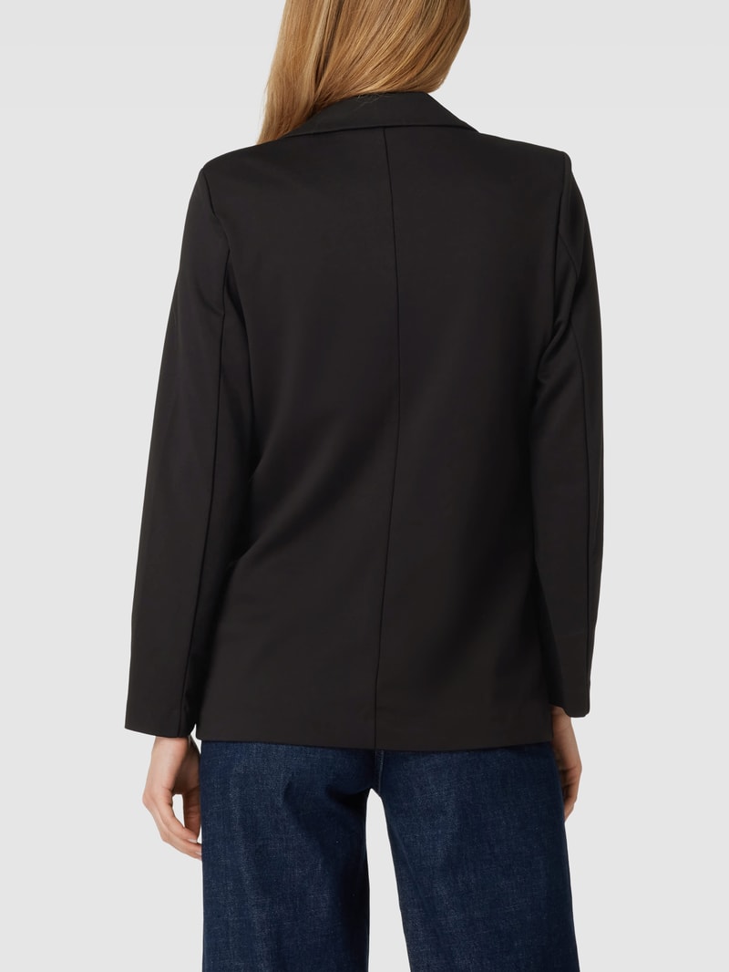 Blazer mit Reverskragen Modell 'Rizetta' in schwarz