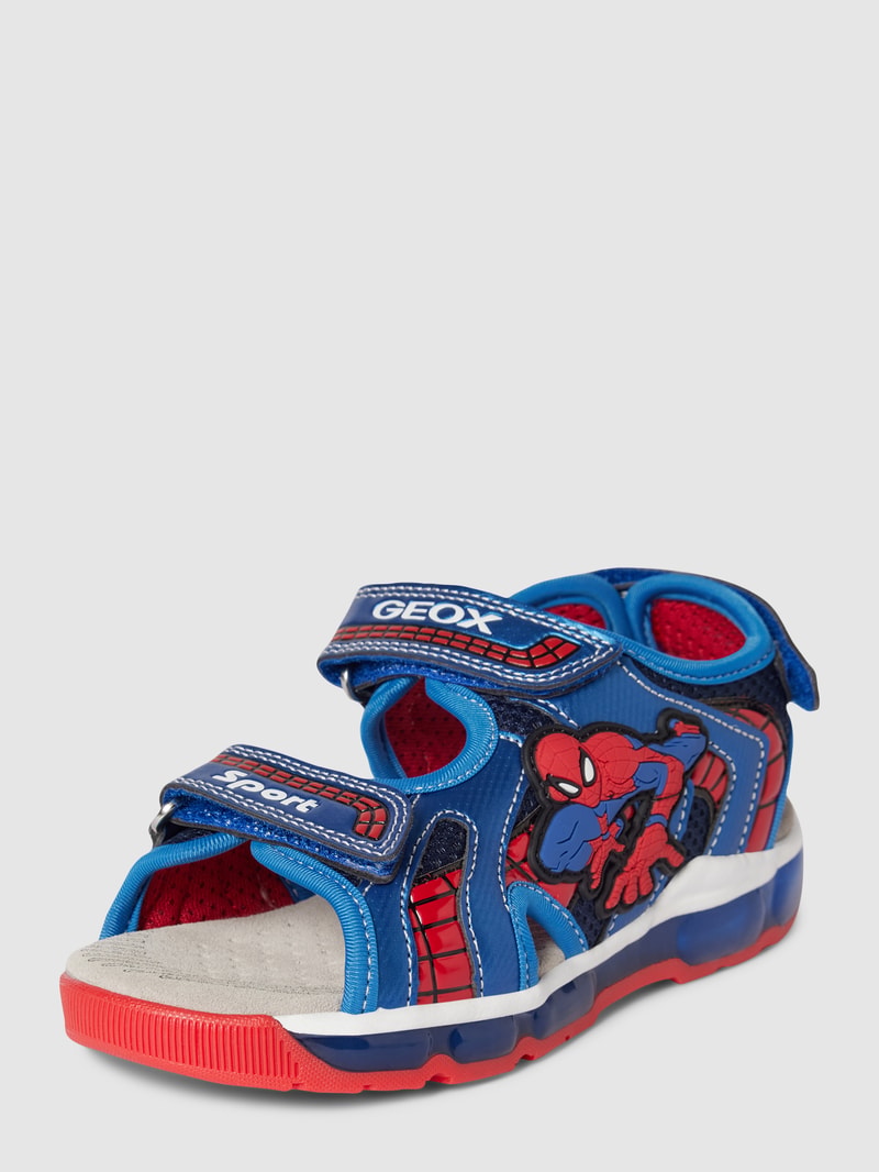 Sandalen mit Motiv-Detail Modell 'ANDROID' in marineblau