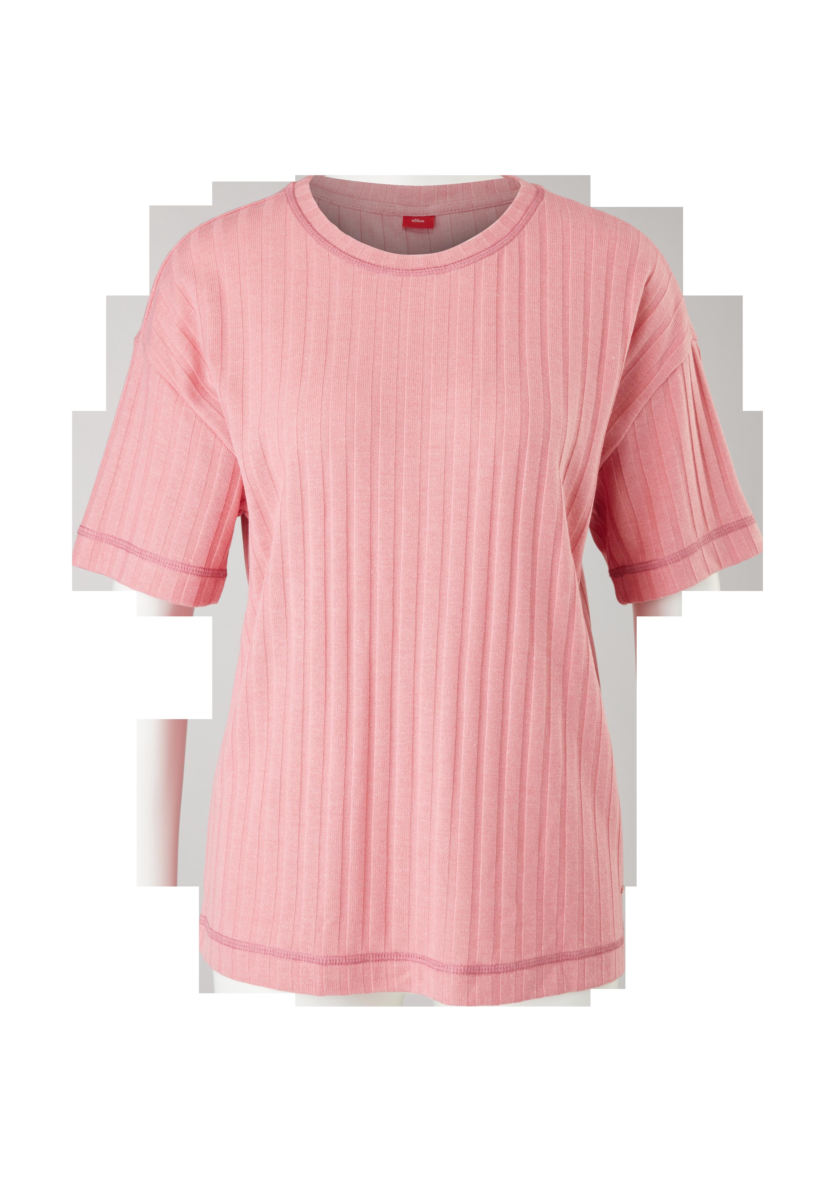 Pyjamaoberteil aus Rippware  6007046-4500