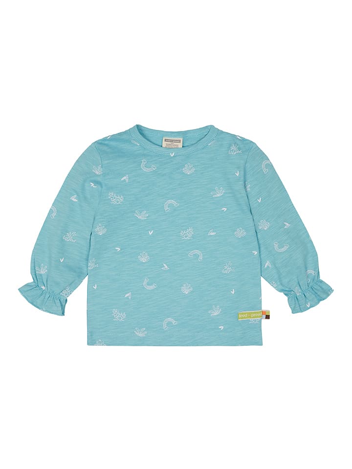 loud   proud Longsleeve in Türkis günstig kaufen