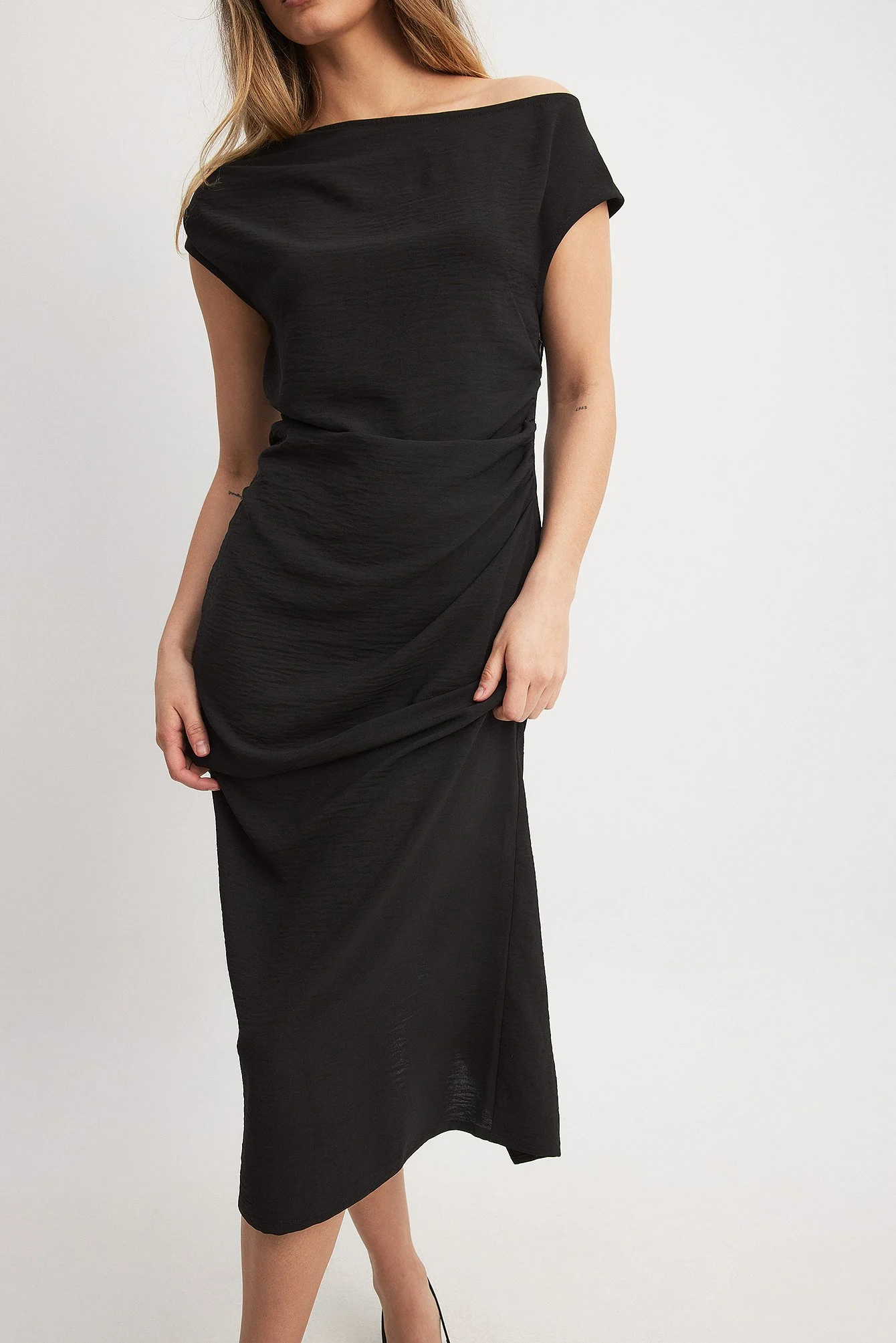 Asymmetric Midi Dress