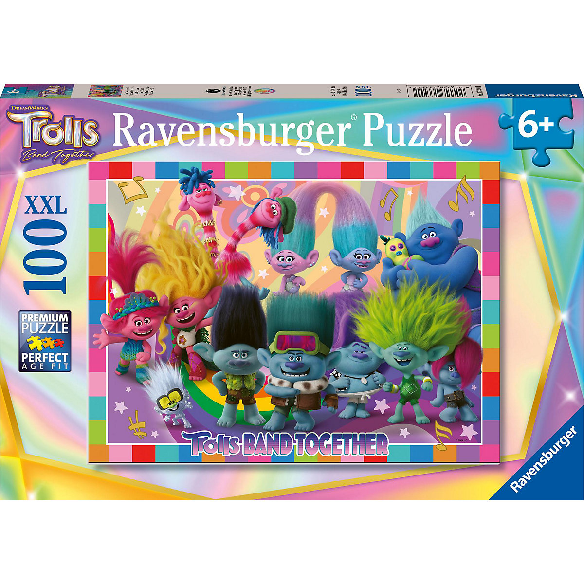 XXL Puzzle Trolls 3, 100 Teile